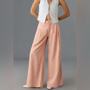 Maeve Pleated Wide-Leg Pants